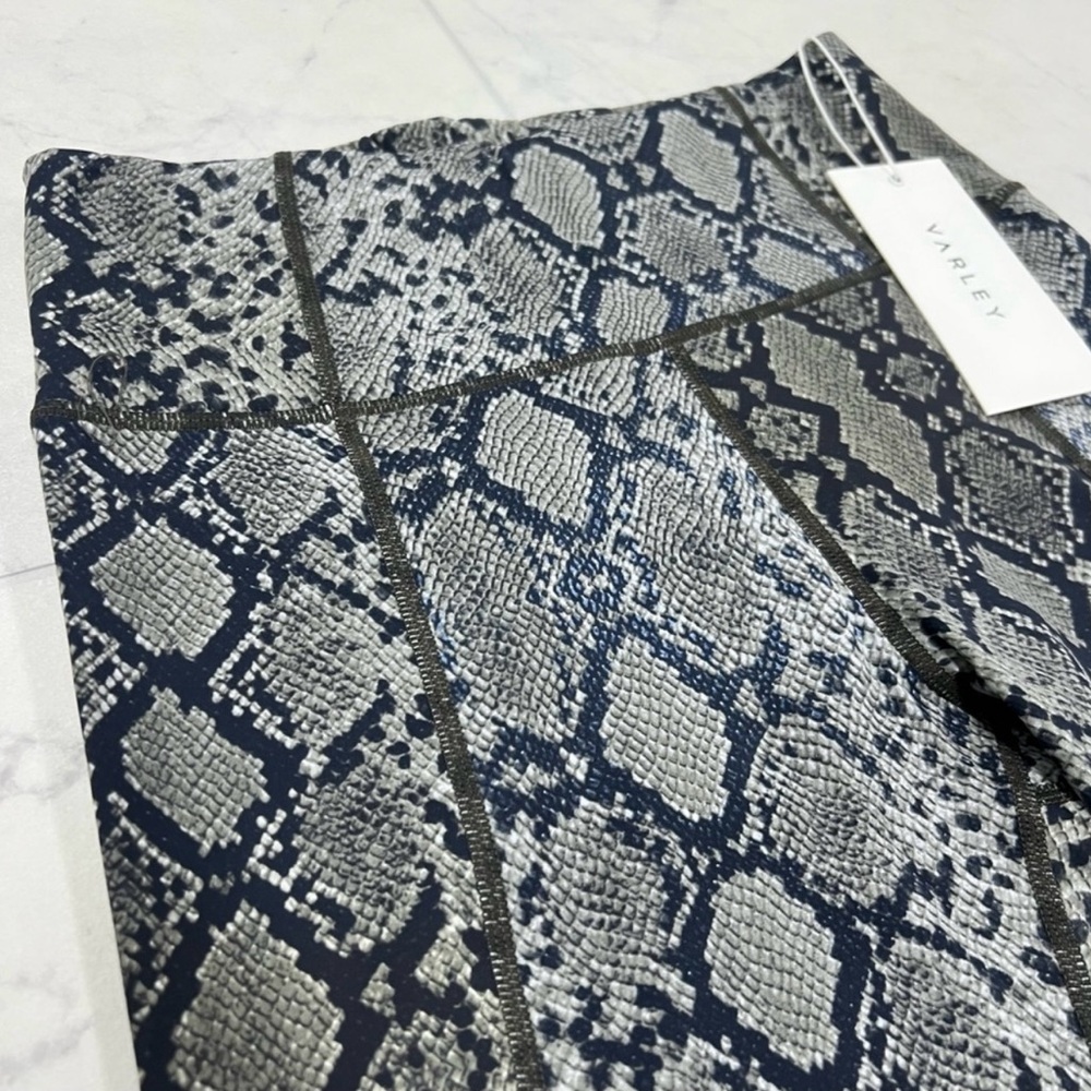Varley Kensington Dune Python Snake Print Mid-Ris… - image 5
